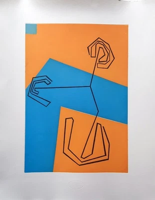 FRANK MAIER - Judith. Handsignierte Farb-Radierung. Griffelkunst Wahl 351 A6. - Bild 1 von 2