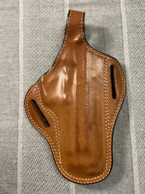 Bianchi Leather Pancake Holster Model 7/7L Beretta 92F RH Brown USED - Image 1 of 4