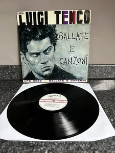 VINYL LP LUICI TENCO BALLATE E CANZONI ITALIAN STELLA PRESS LPS 6059 EX-/EX - Picture 1 of 10