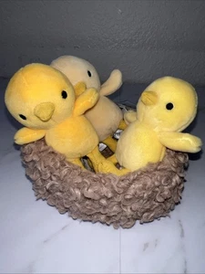 Retired NWT Jellycat Nesting Chickies chicken VHTF Rare Authentic Flaw READ - Picture 1 of 9