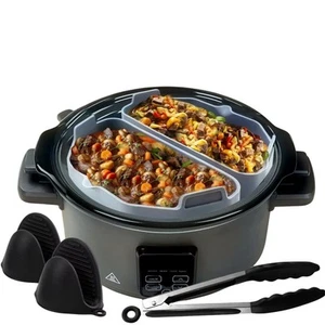 Silicone Slow Cooker Liners Compatible with Crock Pot 6-8 QT – Reusable Divid... - Picture 1 of 7