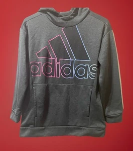 Adidas Hoodie Youth Grey Size (16) XL - Picture 1 of 8