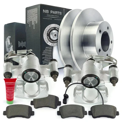 Bremssättel Bremsscheiben Beläge hinten für Nissan NV400 Opel Movano B Renault - Bild 1 von 4