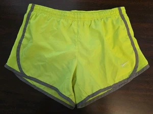 Girls Nike Dri-Fit Athletic Shorts Yellow Size M Medium- EUC - Picture 1 of 6