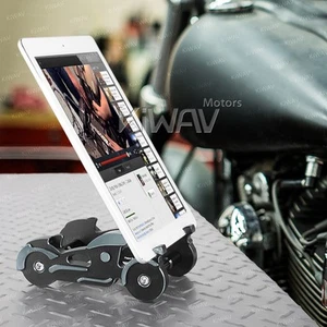 support motorcycle style CNC 2-way gris foncé noir pour Sony Xperia Z2 Z3 Z4 Z5 - Afbeelding 1 van 4