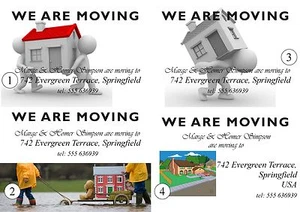 50 Postcards - Change of Address, Moving Home - A6 - Picture 1 of 1