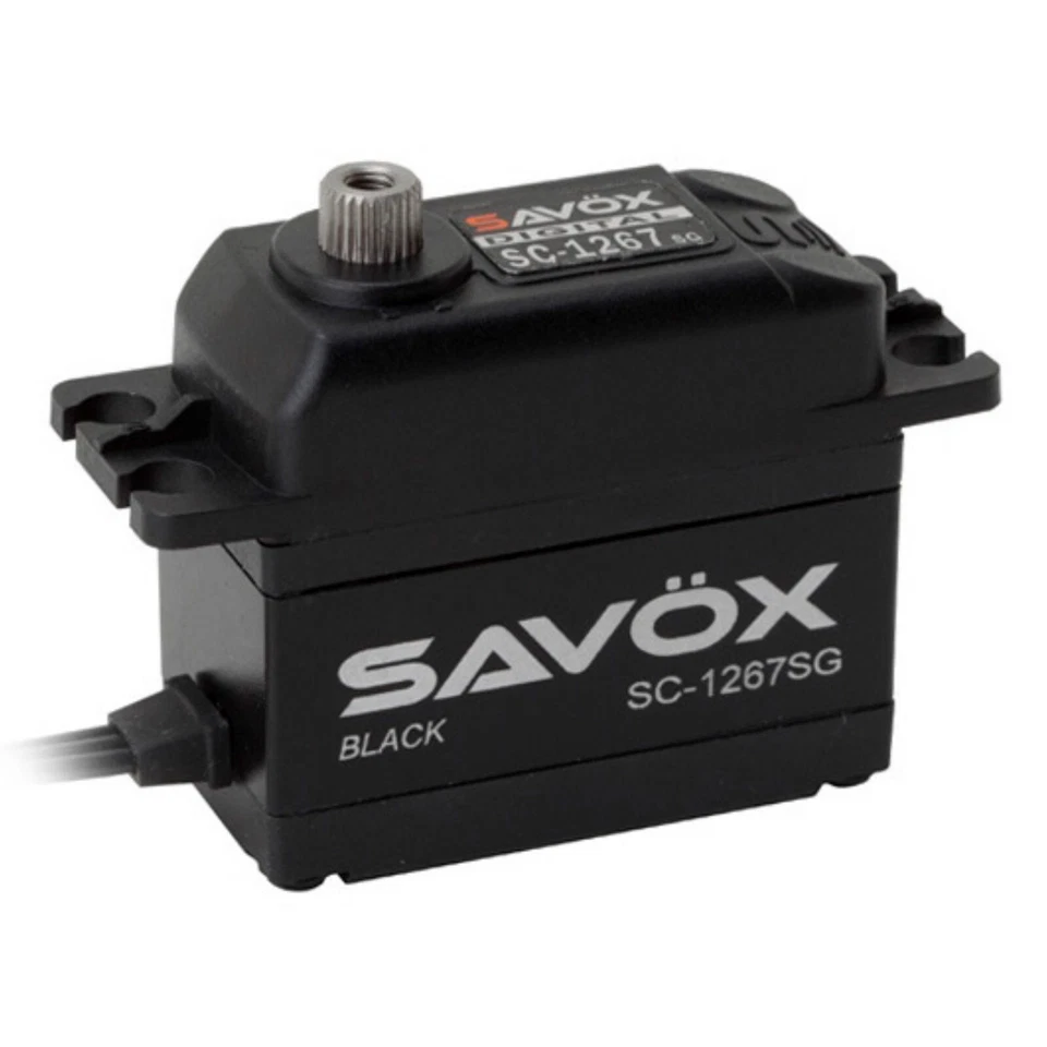 Savöx Digital-Servo SC-1267SG BLACK EDITION (20kg/0,095s/7,4V, 13kg/0,11s/6V) - Bild 1 von 3