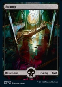 MTG - (Full Art) SWAMP #276 - Streets of New Capenna (C) - Picture 1 of 1
