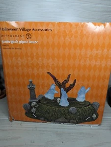 Department 56 Graveyard Ghost Dance 6001737 Animated Ghost Spin Halloween - LESEN - Bild 1 von 16