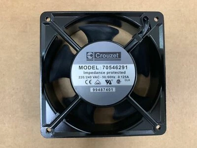 Crouzet 70546291 AC220V 50/60Hz 0.125A 12038 Equipo de alta gama CA refrigeración axial Foto 1 de 3