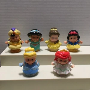 Fisher Price Little People Disney Princess & Prince Lot of 6 Figures - Picture 1 of 8