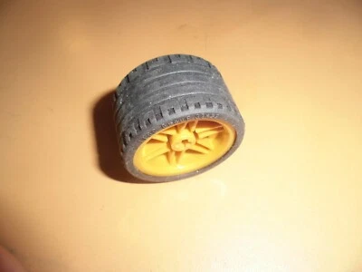 Lego Rad Felge 30x20 Kreuzachse Reifen 37x22 schwarz 56145 55978 gold ego2 - Bild 1 von 2