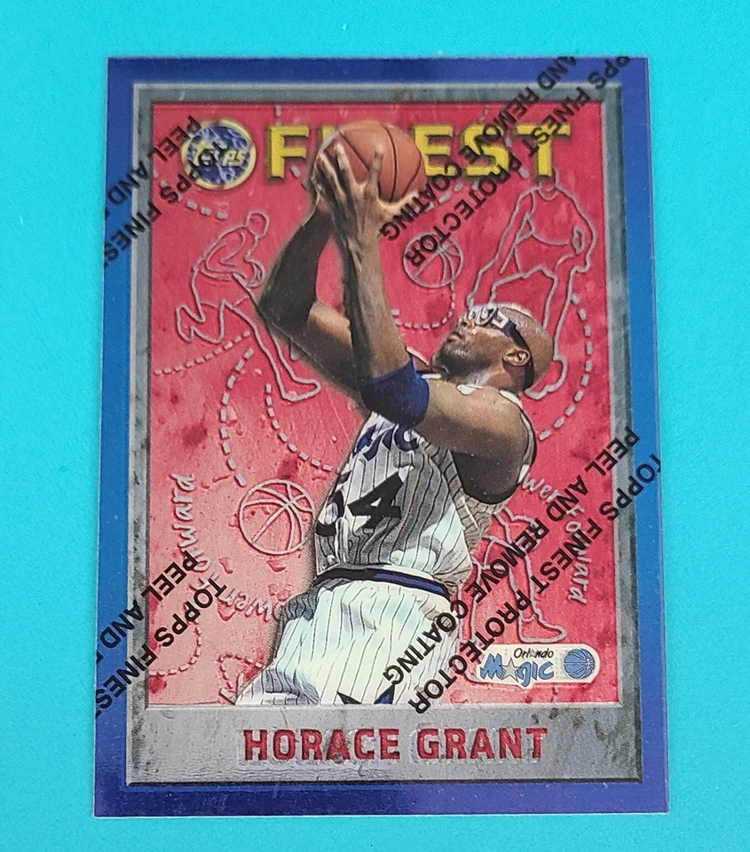 1995-96 Finest #105 Horace Grant Orlando Magic BASKETBALL Card 1B - Image 1 of 2