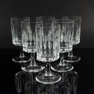 Vaso Josephinenhütte ALINE cristal SET de 6 vasos vino tinto 20. año - Imagen 1 de 7