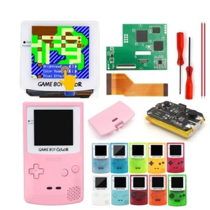 GBC AMOLED OLED Écran Tactile Rechargeable Batterie Li-ion Blanc Kit pour GameBoy - Photo 1/65