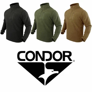 Condor 607 Tactical Pocketed Quarter Zip Fleece Pullover Fleece Jacket Sweater - Picture 1 of 7