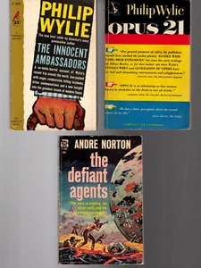 SALE: 3 Vintage Paperbacks PHILIP WYLIE + ANDRE NORTON - Imagen 1 de 5