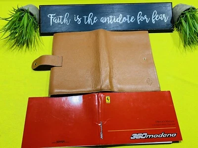 Ferrari 360 Modena 2000 manual del propietario + (estuche OEM) BERLINETTA F1 400 hp 3,6 L V8 Foto 1 de 4