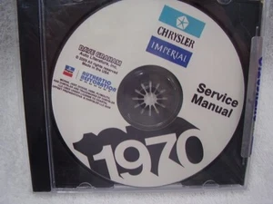 1970 CHRYSLER &  IMPERIAL SHOP  MANUAL  LICENSED  CD 19.95 - Bild 1 von 2