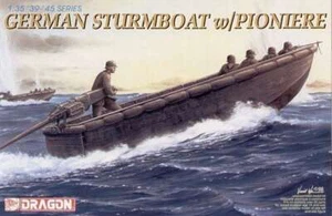 DRAGON 6108 1/35scale GERMAN STURMBOAT w/PIONIERE model kit - Picture 1 of 2