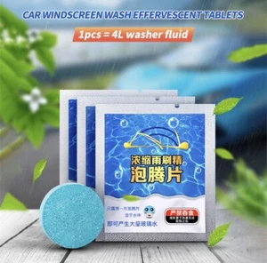 10 pcs Screen wash Tablets Windscreen Cleaner Effervescent Washer Powerful Car - Bild 1 von 7