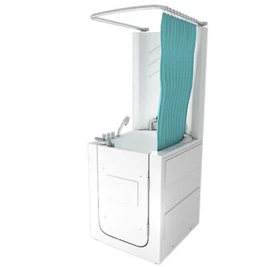 Seniorendusche und Sitzwanne Kombination Wanne mit Tür S10D-TH 80x90x215cm - Bild 1 von 10