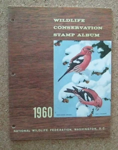 1960 Wildlife Conservation Stamp Album Stamps Glued In - Picture 1 of 2