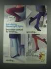 1985 Hanes Light Tights Ad - Comfort for Bending
