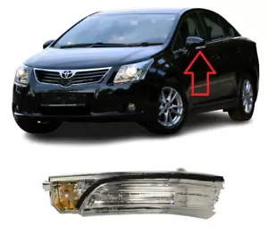 NEW FOR TOYOTA AVENSIS T27 09-15 WING MIRROR INDICATOR LEFT N/S - Picture 1 of 3