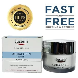 Eucerin AQUAPORIN ACTIVE Creme for Dry Skin 50ml 1.69 fl. oz NIB Exp.11/2027 - Picture 1 of 2