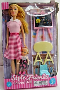 Lehrer Puppen Style Friends Karriere Puppe Schaden Paket - Bild 1 von 11