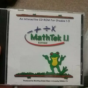 Mathtek 1.1 CDRom interactivo revisado-PC/Macintosh grados 1-3-Bowling Green-2006 - Imagen 1 de 7