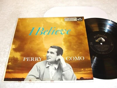 Perry Como "I Believe" 1956 Religious LP, Nice VG++!, Mono, Original RCA Press - Image 1 of 2