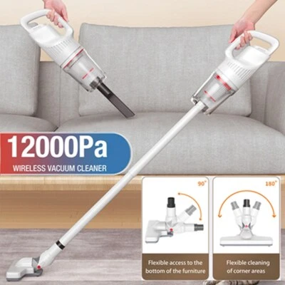 12000pa Wireless Upright Handheld Wet/Dry Vacuum Cleaner For Home And Car Carpet - Image 1 of 4