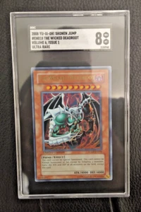 2008 Yu Gi Oh! Shonen Jump #EN018 The Wicked Dreadroot Ultra Rare SGC 8 NM MT - Picture 1 of 2
