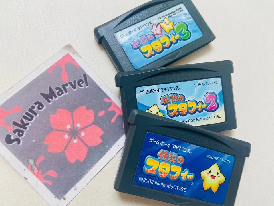 Nintendo Gameboy Advance The Legend of Starfy 1 2 3 Japanese Game Tested Used JP - Image 1 of 1