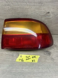 92-95 HONDA CIVIC - COUPE & SEDAN - PASSENGER RIGHT OUTER TAILLIGHT LAMP OEM #11 - Picture 1 of 8