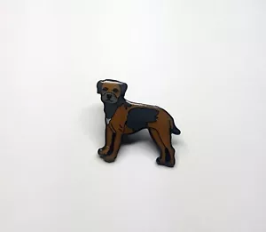 More details for border terrier dog enamel pin badge
