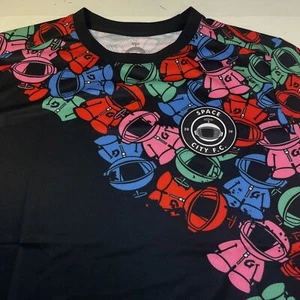 NEU Glaxon SPACE CITY FC 2019 FUSSBALLCLUB FUSSBALL El Classico TRIKOT Gr. Herren M  - Bild 1 von 5