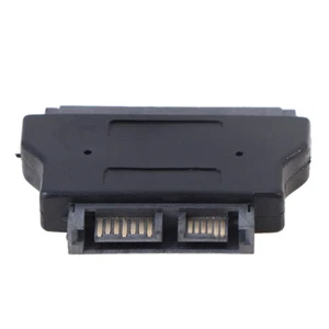 SATA 22Pin to 13Pin Slimline SATA Adapter 7+15 Serial Female to 7+6 Male.c3 Ts - Picture 1 of 10
