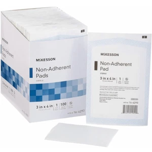 (100) McKesson nicht haftende Pads steril 3” x 4” - Bild 1 von 10