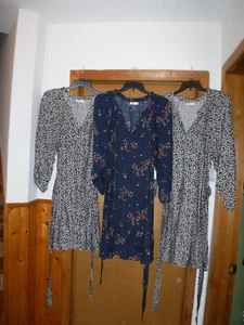Size Plus Long Sleeve Pull On Dresses ,3X,2X, Sonoma ,Multi Color Floral - Picture 1 of 30