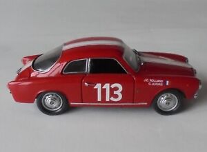 Alfa Romeo Giulietta Sprint Tour De Corse #113 1957 Mint Detail Cars 1/43