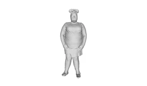 Printle TS Femme 192-Theme Park Tourist Mouse Ears Figure for Diorama Train Sets - Picture 1 of 11