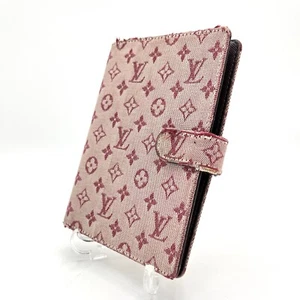 Louis-Vuitton Day Planner Cover Cherry Canvas Agenda PM Authentic From Japan - Picture 1 of 21
