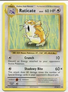 Tarjeta Rara #67 Raticate de Pokémon JCC Evolutions XY - Imagen 1 de 1