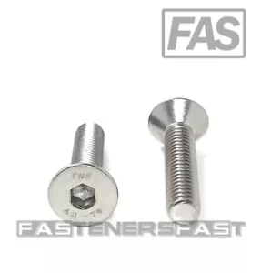 (10) M8 x 1,25 x 35 Edelstahl Zylinderschrauben mit Innensechskant DIN7991 M8-1,25 - Bild 1 von 4