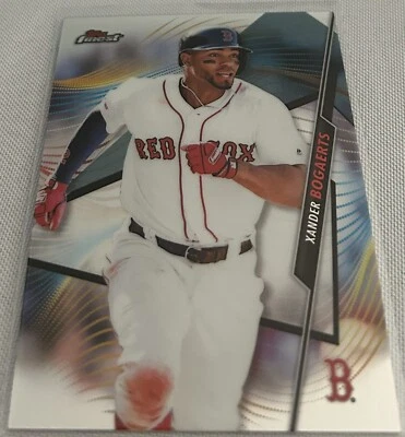 2020 Topps Finest Baseball Xander Bogaerts Boston Red Sox base card #5 - Image 1 of 2