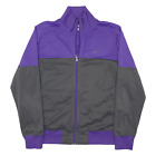 NIKE Mens Track Jacket Purple Colourblock L