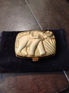 VINTAGE ESTEE LAUDER GOLDEN ELEPHANT COMPACT NO POWDER - Bild 1 von 3